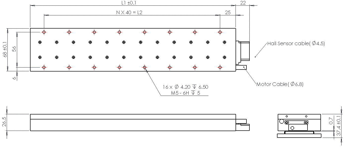 OMC-IC-68W Series 도면